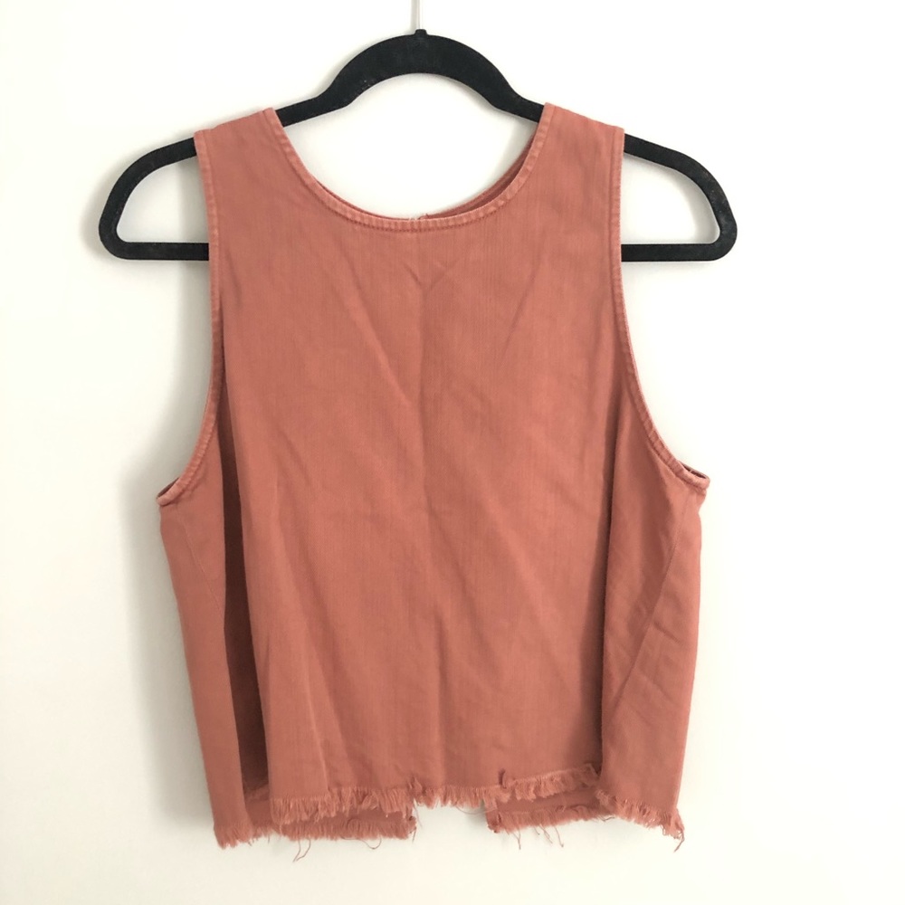Aerie open back crop top